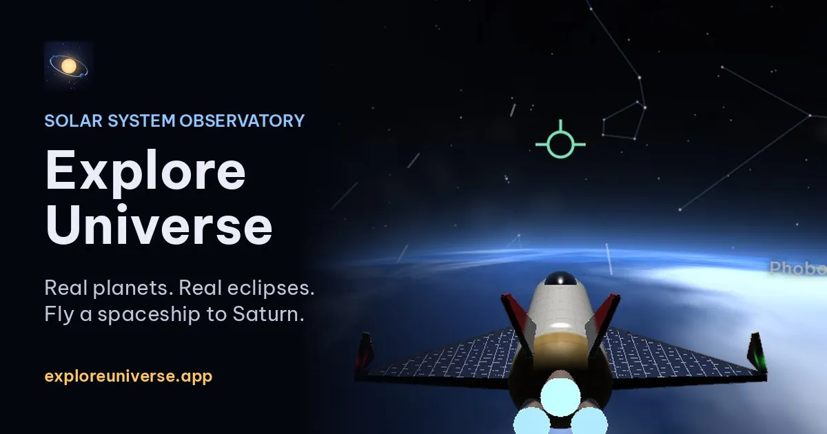 The Halcyon spaceship in orbit above Earth in Explore Universe